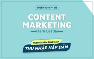 Tuyển dụng 9/2024 iBone: vị trí Content Leader – phòng Marketing/Quảng cáo