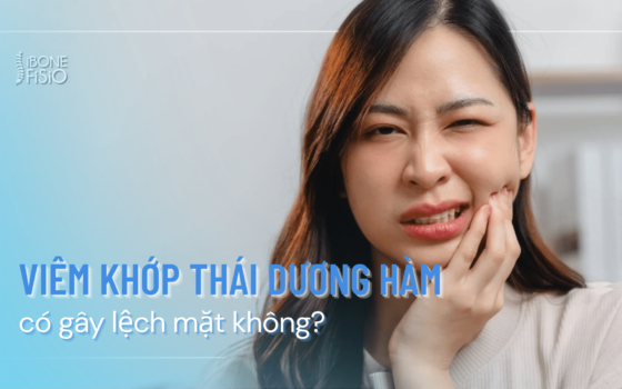 Viêm khớp thái dương hàm gây lệch mặt