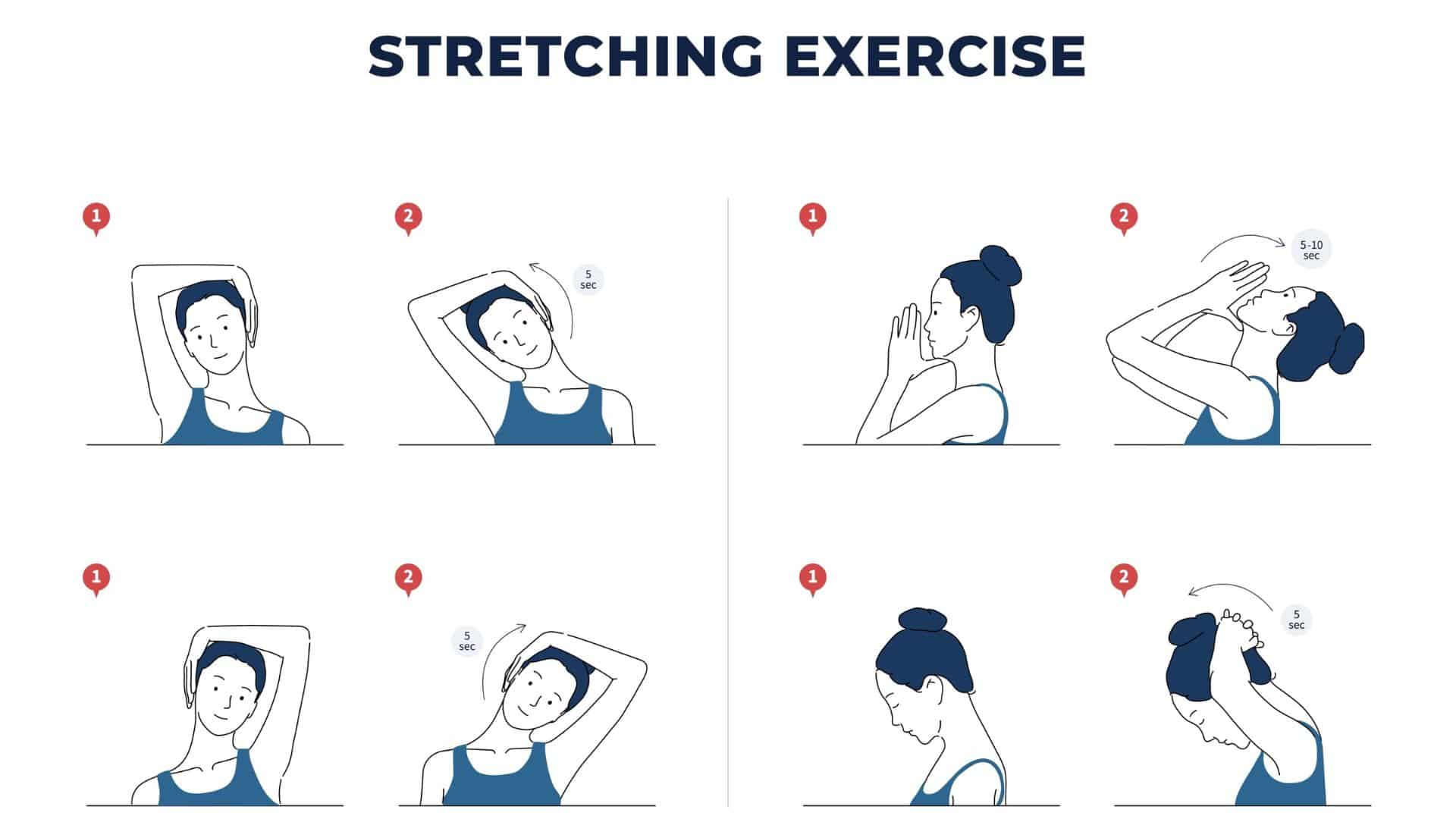 Đau cổ vai gáy: Nguyên nhân, 5 dấu hiệu cảnh báo và cách điều trị 6 Các bài tập giãn cơ cổ giảm đau vai gáy tại nhà