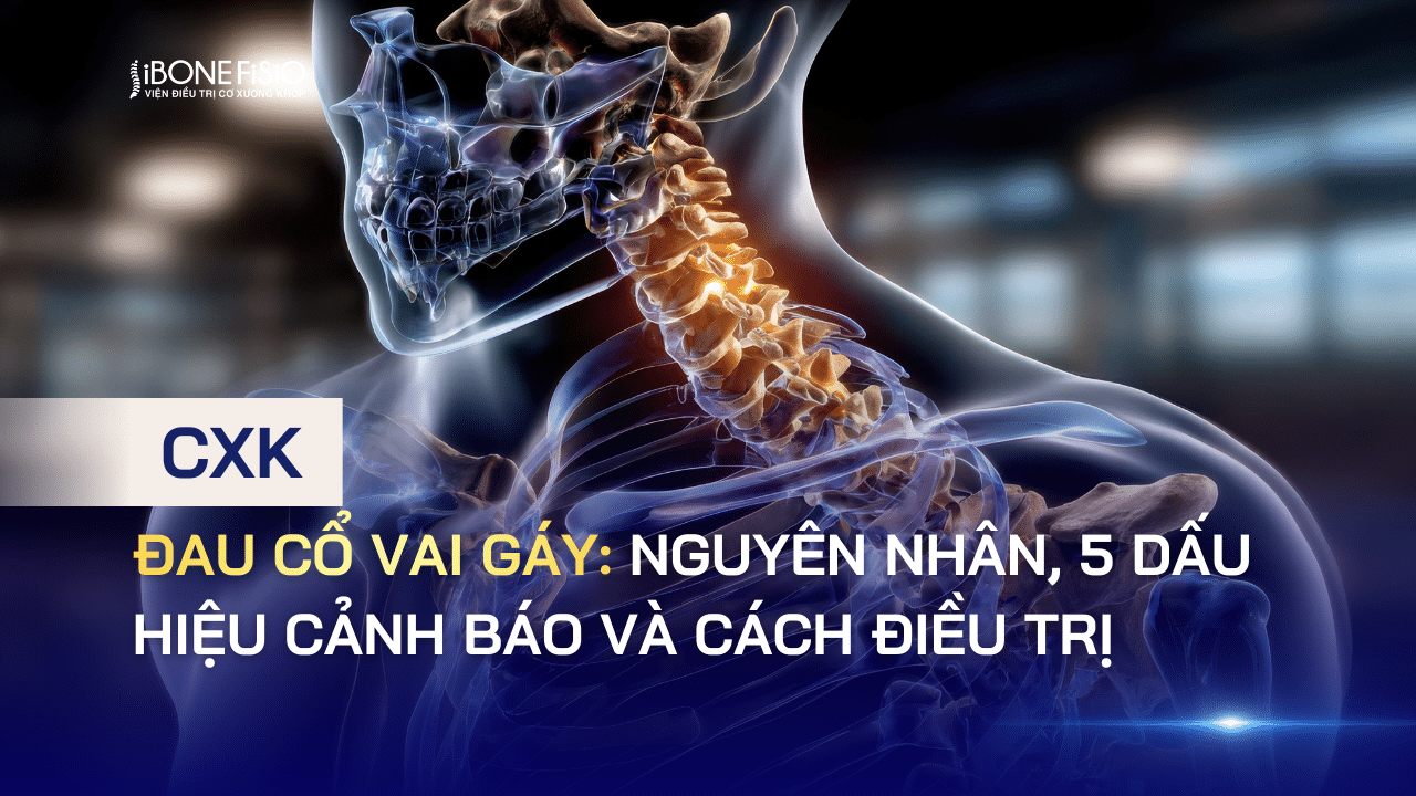 Đau cổ vai gáy: Nguyên nhân, 5 dấu hiệu cảnh báo và cách điều trị