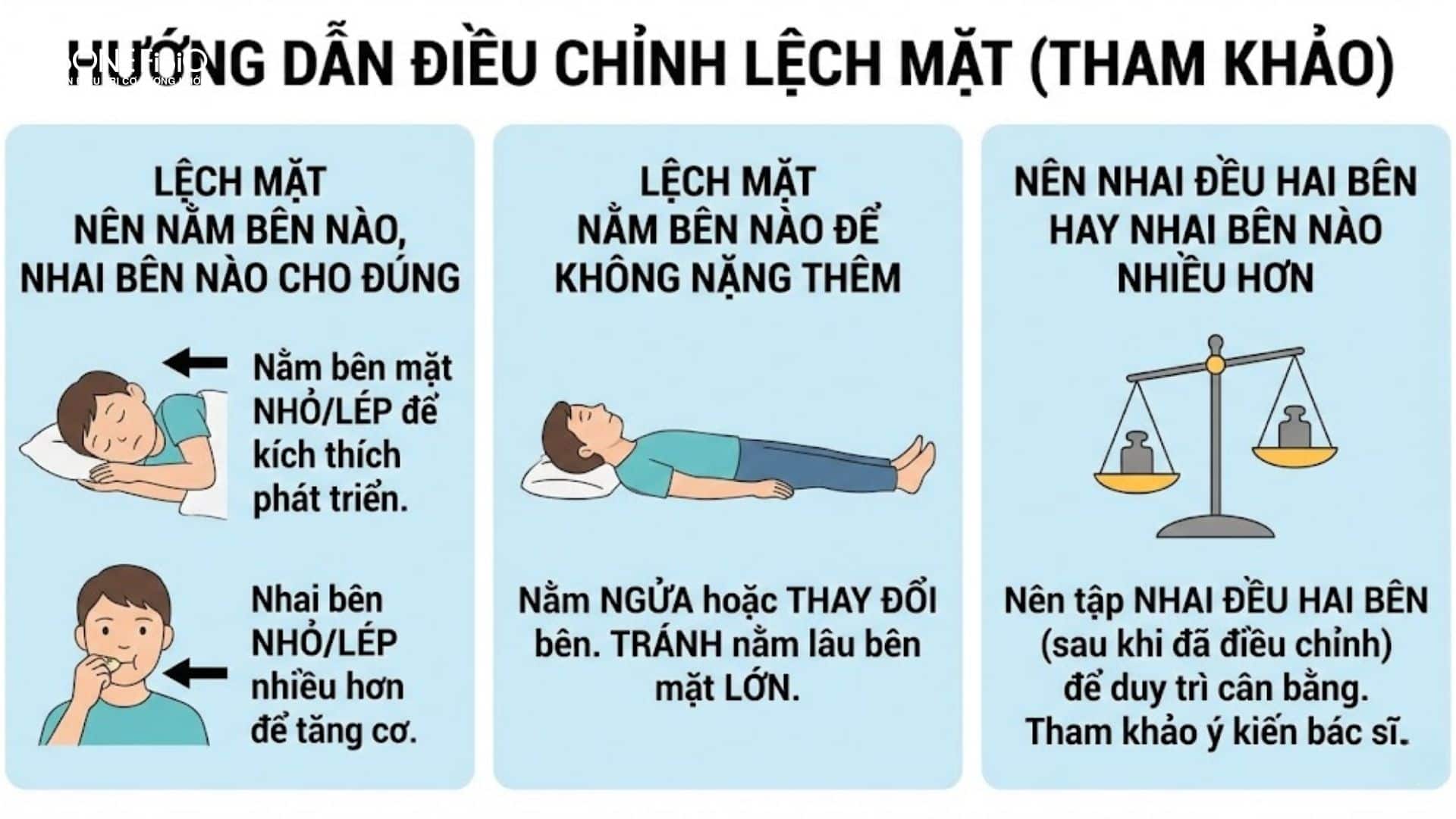 Lệch mặt là gì? Nguyên nhân, dấu hiệu và cách khắc phục hiệu quả 11 Hướng dẫn cách cải thiện lệch mặt tại nhà