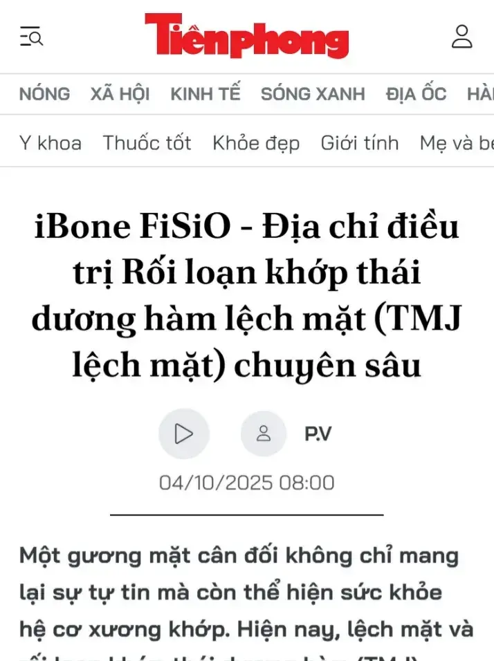 Trang chủ 53 Địa chỉ điều trị rối loạn khớp thái dương hàm lệch mặt